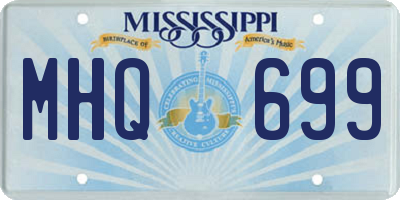 MS license plate MHQ699