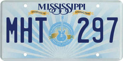 MS license plate MHT297