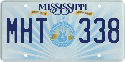MS license plate MHT338