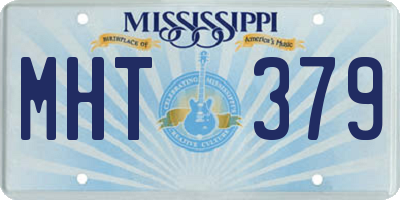 MS license plate MHT379