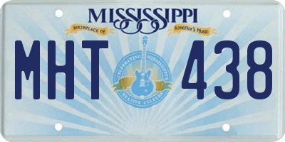 MS license plate MHT438
