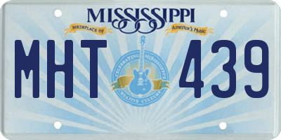 MS license plate MHT439