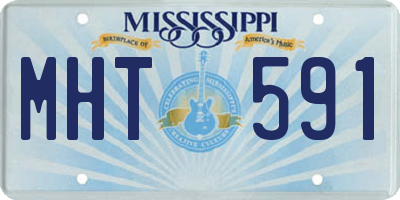 MS license plate MHT591