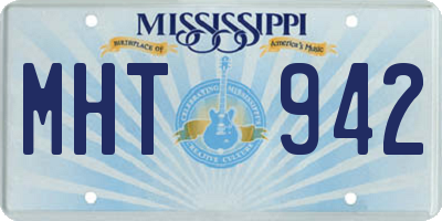 MS license plate MHT942