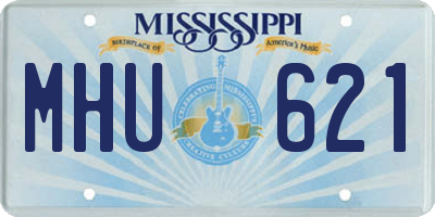 MS license plate MHU621