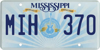 MS license plate MIH370