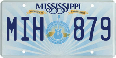 MS license plate MIH879