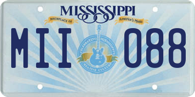 MS license plate MII088
