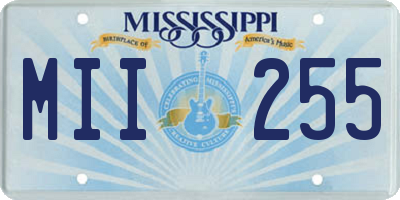 MS license plate MII255
