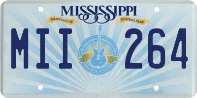 MS license plate MII264