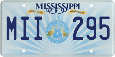 MS license plate MII295