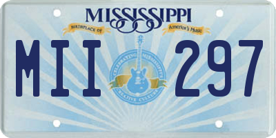 MS license plate MII297