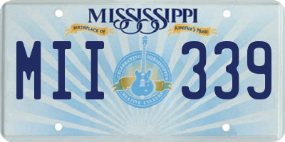 MS license plate MII339