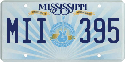 MS license plate MII395