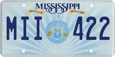 MS license plate MII422