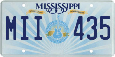 MS license plate MII435
