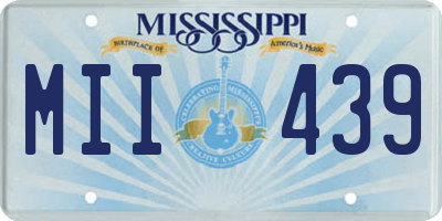 MS license plate MII439
