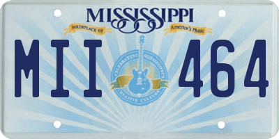 MS license plate MII464