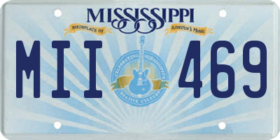 MS license plate MII469