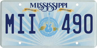 MS license plate MII490