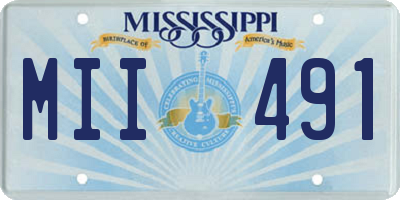 MS license plate MII491