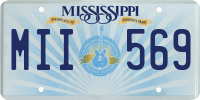 MS license plate MII569