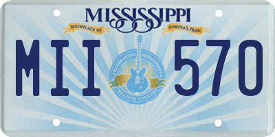 MS license plate MII570