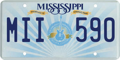 MS license plate MII590