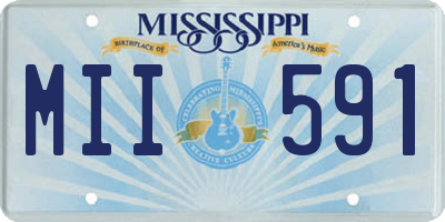 MS license plate MII591