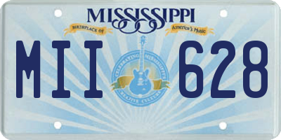 MS license plate MII628
