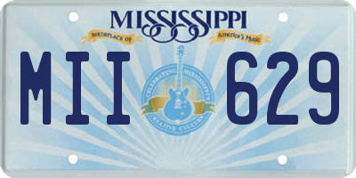 MS license plate MII629