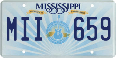 MS license plate MII659