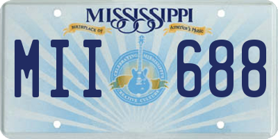 MS license plate MII688