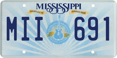MS license plate MII691