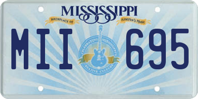 MS license plate MII695