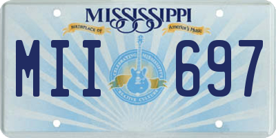 MS license plate MII697