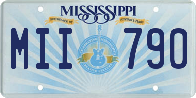 MS license plate MII790