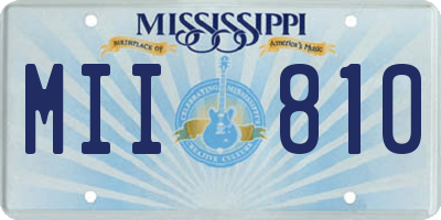 MS license plate MII810