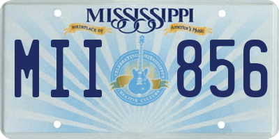 MS license plate MII856