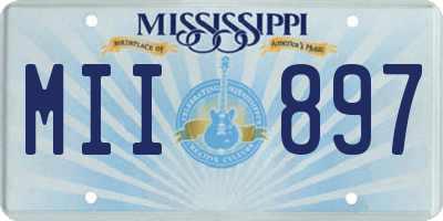 MS license plate MII897