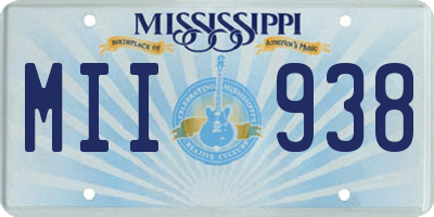 MS license plate MII938