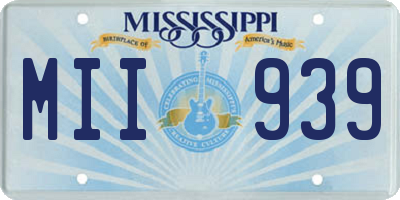 MS license plate MII939