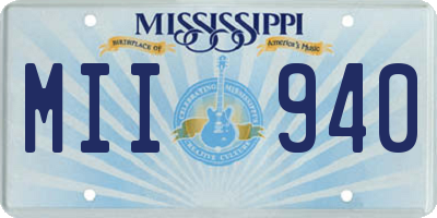 MS license plate MII940