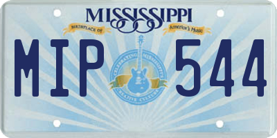 MS license plate MIP544