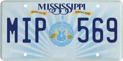 MS license plate MIP569