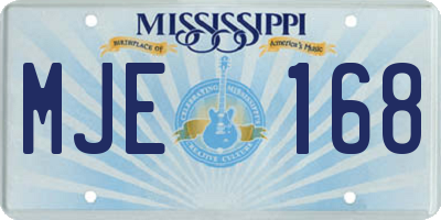 MS license plate MJE168