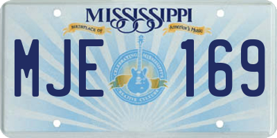 MS license plate MJE169