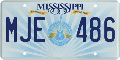 MS license plate MJE486