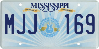 MS license plate MJJ169