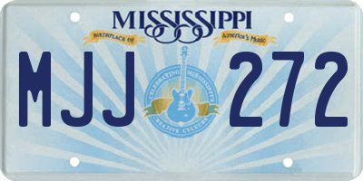 MS license plate MJJ272